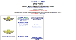 Desktop Screenshot of churchofchristsingingstn.com